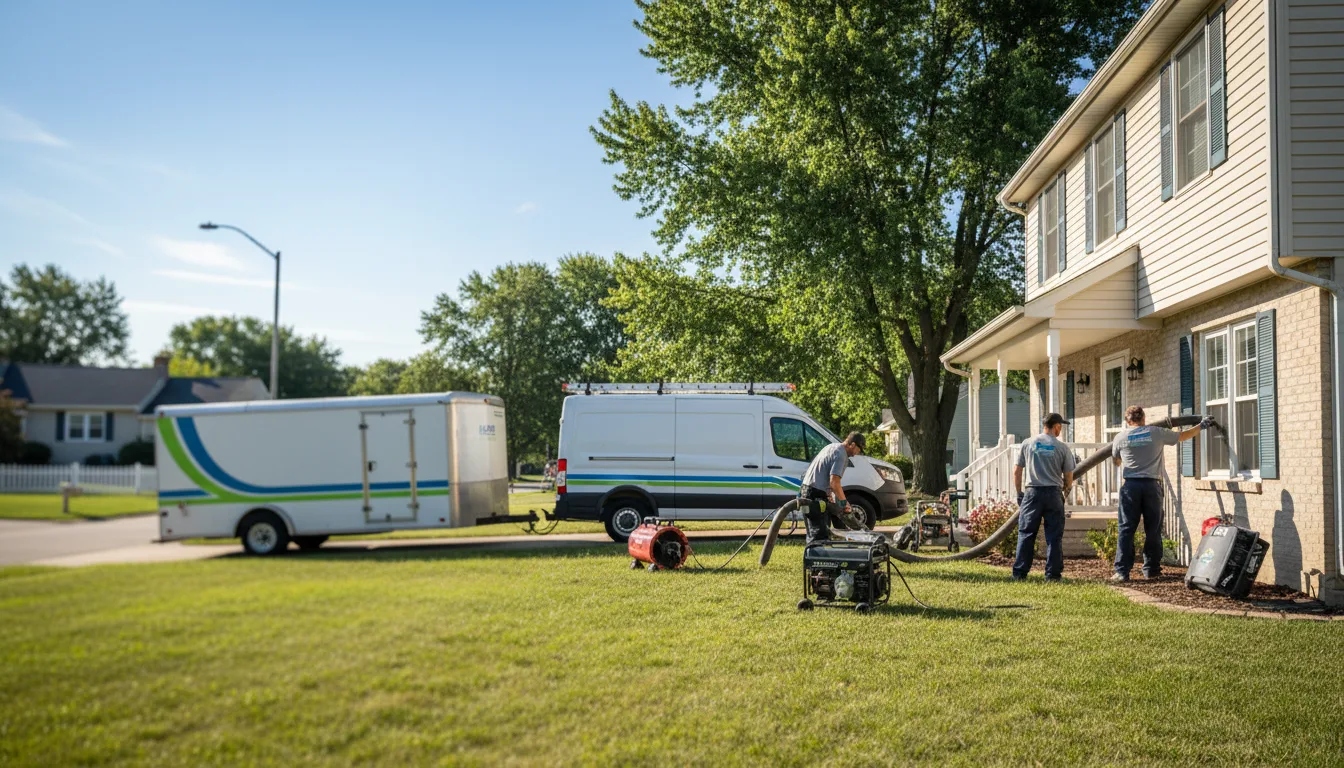 Flooded Basement Restoration And Cleanup With Repair in Smith Center, KS near me